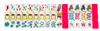 hot pink retro neon 2 mahjong travel set 90s
